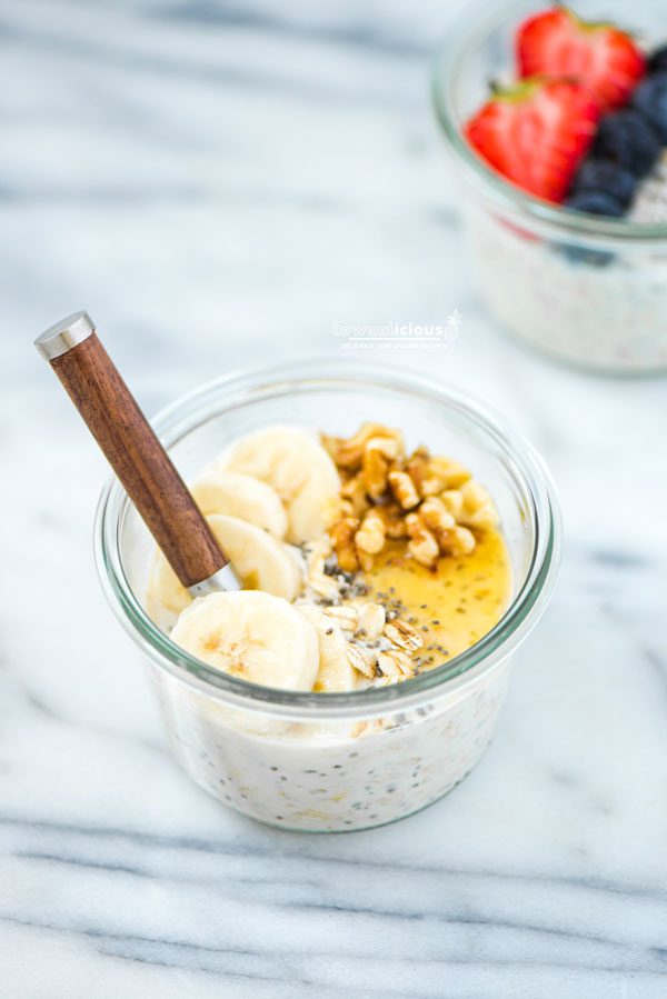 Overnight Oats Jar With Lids And Spoons - Perfect For Yogurt, Oats
