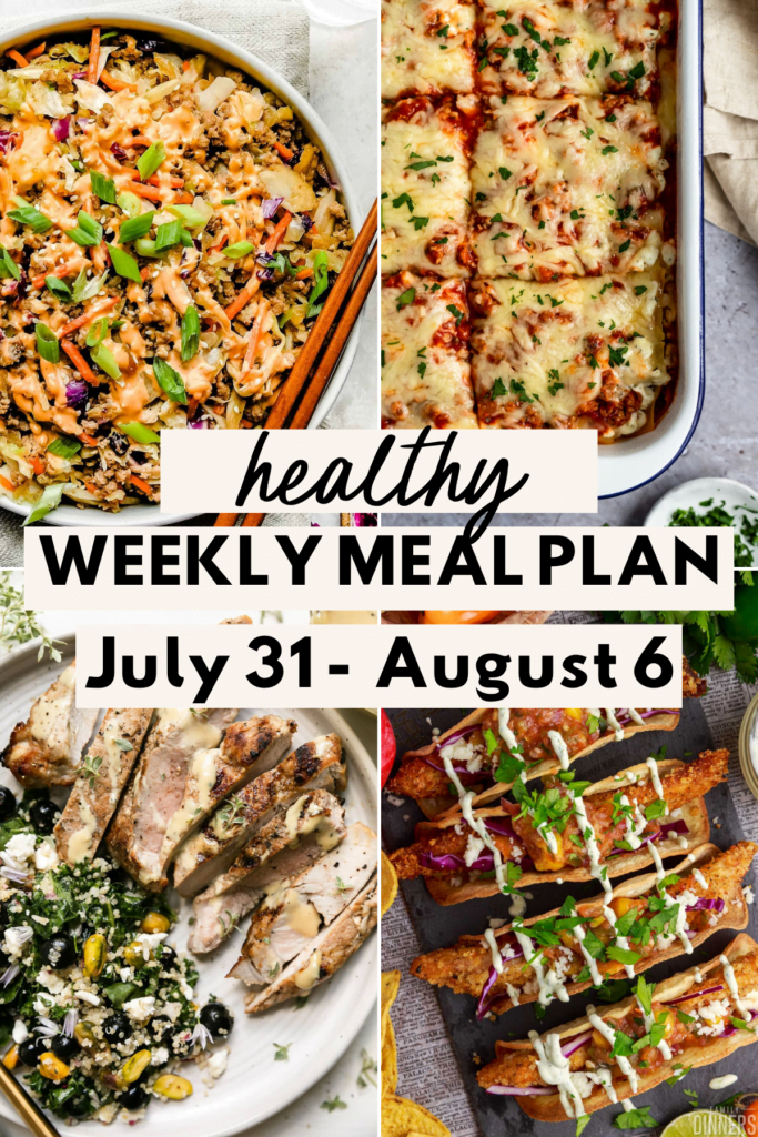 Healthy Weekly Meal Plan (July 17–22) - lowcalicious